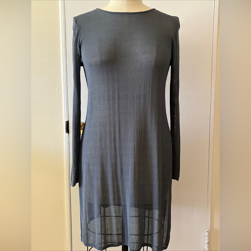 Eileen Fisher knit mesh tunic